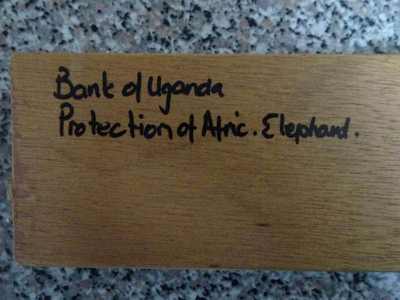 Sterling Silver Set Of Five 1993 Bank Of Uganda 2000 Shillings - Protection Of The Arican Elephant