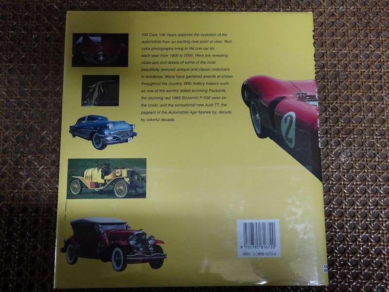 100 CARS 100 YEARS: The First Century of the Automobile By Fredric Winkowski & Frank D. Sullivan