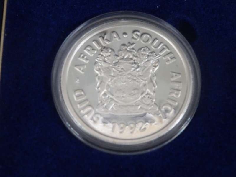RARE Silver 1992 South Africa Mint Technology Commemorative 2 Rand Proof Coin