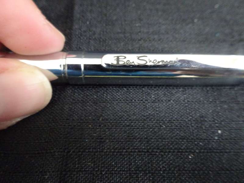 Stunning Ben Sherman Pen And Key Ring Set - In Excellent Condition - Pen In Working Condition