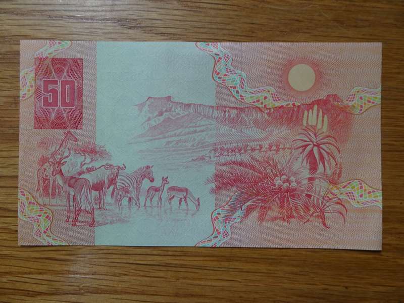 South Africa Fifty Rand Bank Note - Gerhard De Kock - Please See My Description