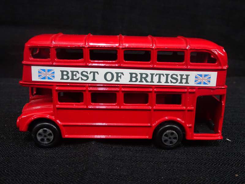 Stunning Vintage Best Of British Die Cast London Double Decker Bus With Pencil Sharpener