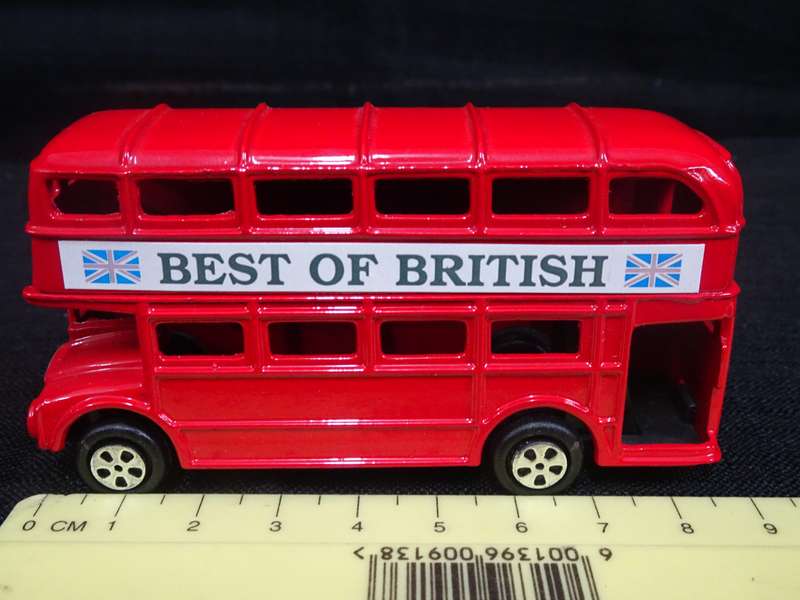 Stunning Vintage Best Of British Die Cast London Double Decker Bus With Pencil Sharpener