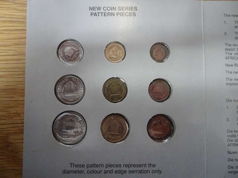 1989 S.A Mint Company - New Coin Series - Pattern Pieces - In Excellent Condition