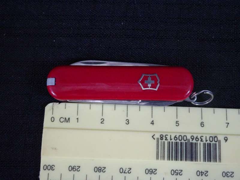 Stunning Victorinox Swiss Army Classic SD Red Pocket Knife - In Excellent Condition - 5.5cm