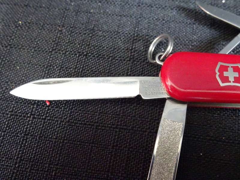 Stunning Victorinox Swiss Army Classic SD Red Pocket Knife - In Excellent Condition - 5.5cm