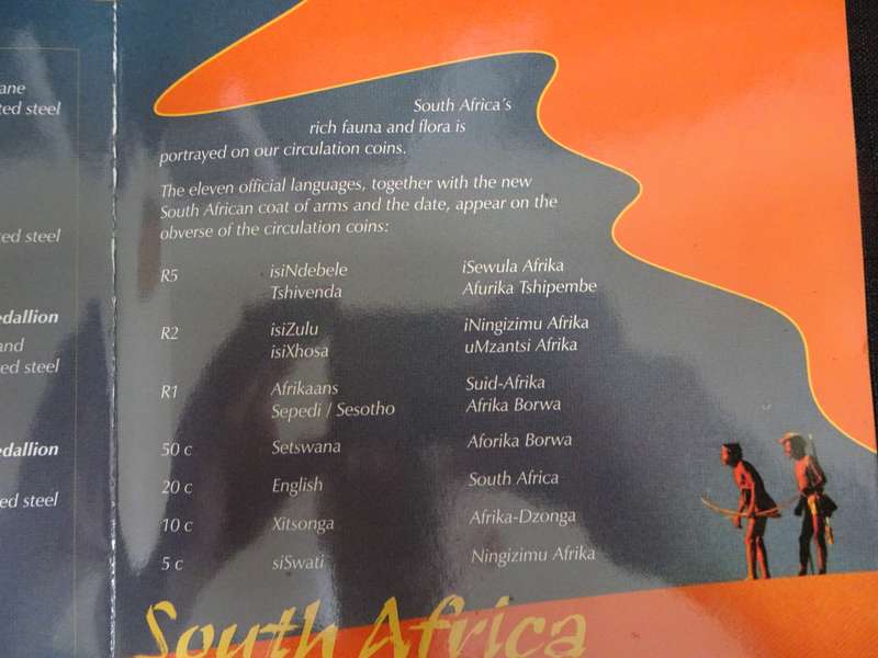 South Africa Circulated 2002 Proof Coin Set - In Original Package - In Excellent Condition