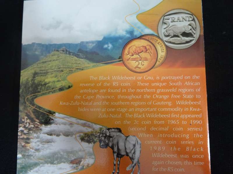 South Africa Circulated 2002 Proof Coin Set - In Original Package - In Excellent Condition