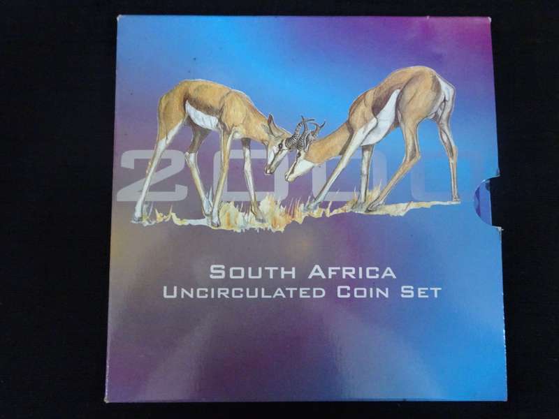 2000 South Africa Uncirculation Coin Set - In Excelent Condition
