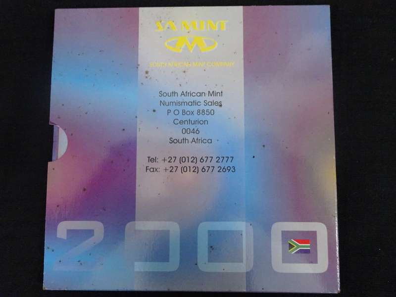 2000 South Africa Uncirculation Coin Set - In Excelent Condition