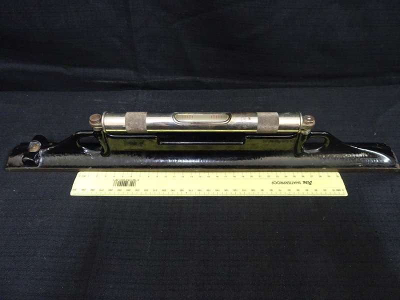 Superb Vintage L. S. Starrett Athol Mass USA Engineers-Machinists Spirit Level - 46cm x 7cm