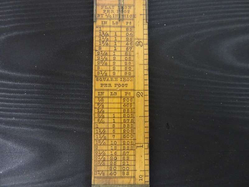 Antique J. Rabone & Sons Birmingham Brass And Wood Folding Ruler - No. 1214 - Good Condition