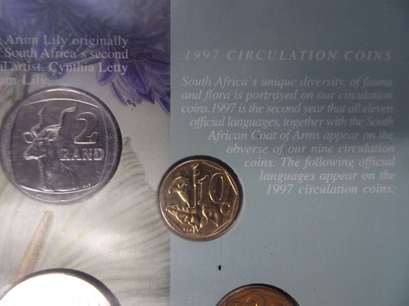 The Arum Lily 1997 Circulation Coins - In Excellent Condition