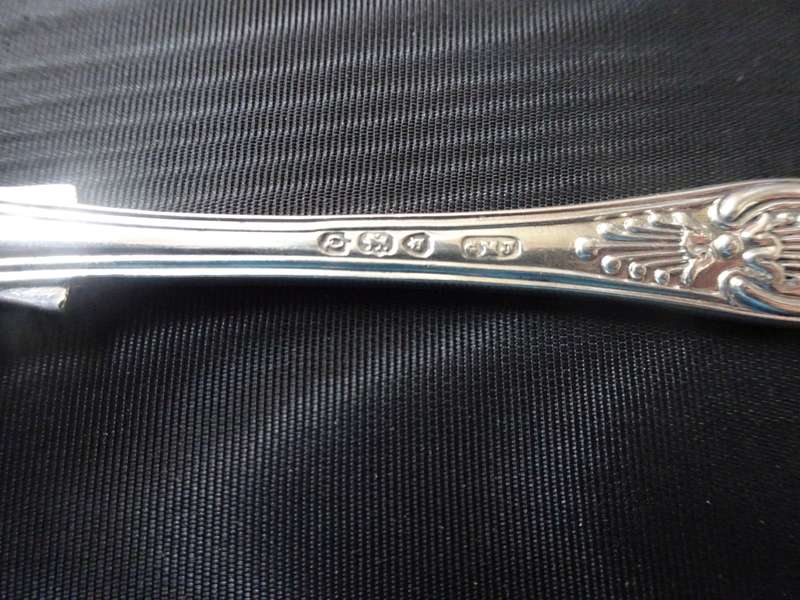 Beautiful Sterling Silver Kings Pattern Teaspoon - Clearly Marked - 24 Grams