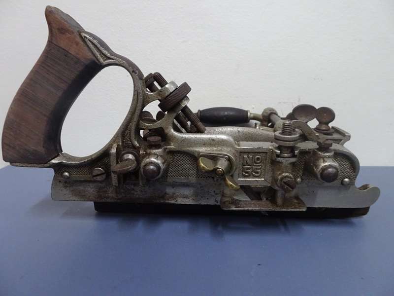 Stunning Vintage Stanley Sweetheart No. 55 Combination Plane - 20cm x 26cm