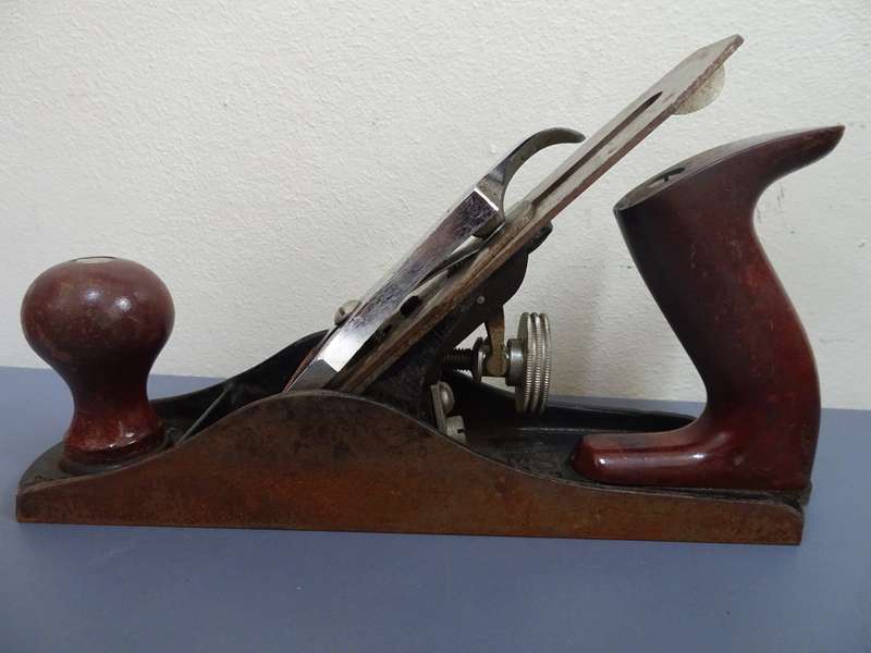 Vintage Stanley Bailey No.4 Woodworking Bench Plane - Made In England