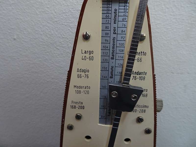 Stunning Vintage 1980's Wittner Taktell Piccolo Metronome German Musical Instrument