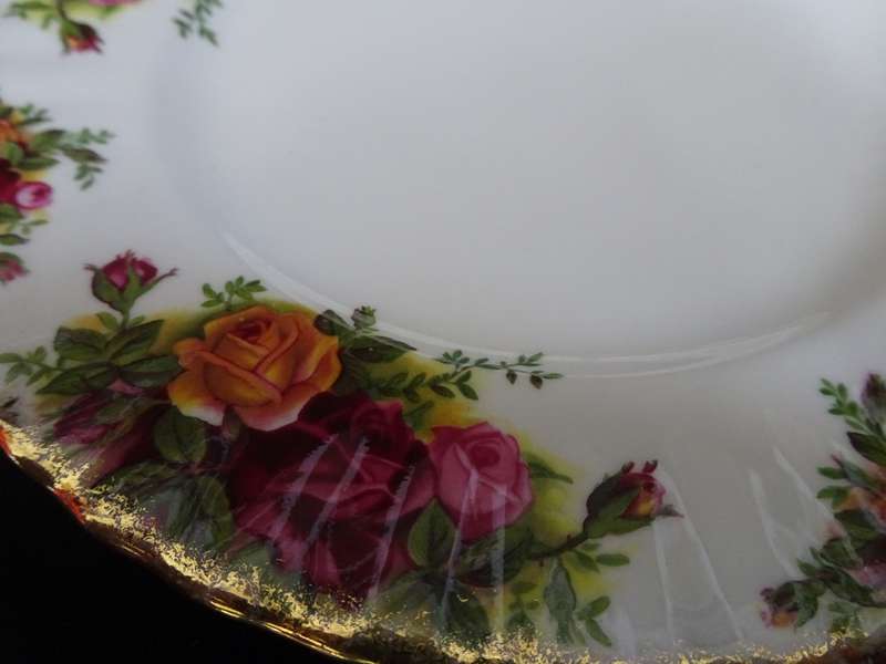 Three Beautiful Vintage Royal Albert Old Country Roses Salad/Side Plates (Bidding Per Plate)