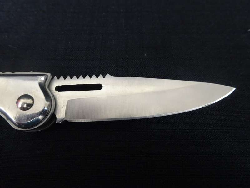 Stunning U.S.A Super Auto Push Button Knife With Small Torch - In Excellent Condition