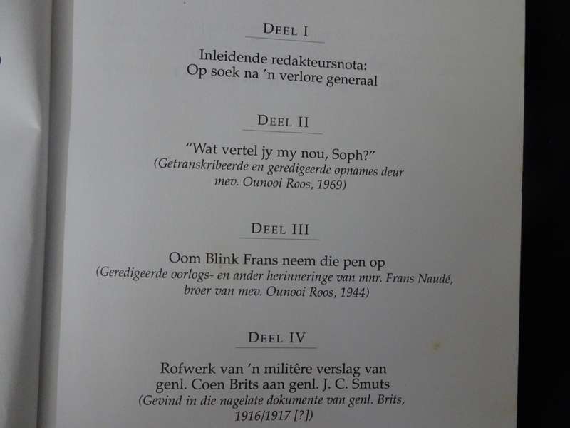 Op soek na Generaal Mannetjies Mentz By Christoffel Coetzee - Sien My Beskrywing