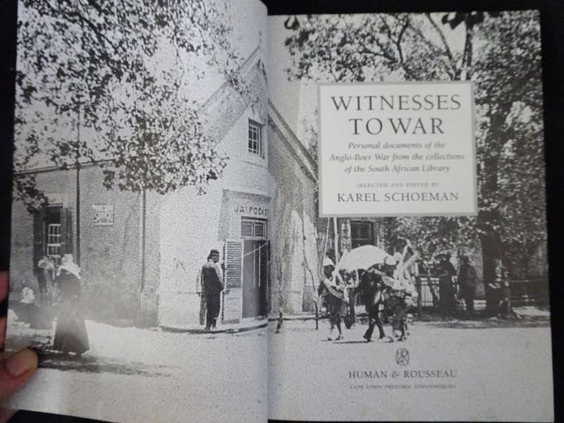 Witnesses to War by Karel Schoeman - Historical Fiction Book