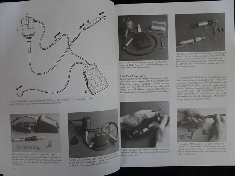 Power tool woodcarving by Alan Bridgewater, Gill Bridgewater