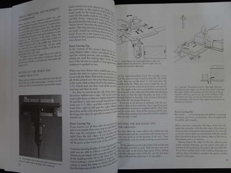 Power tool woodcarving by Alan Bridgewater, Gill Bridgewater