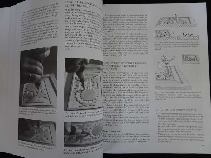 Power tool woodcarving by Alan Bridgewater, Gill Bridgewater