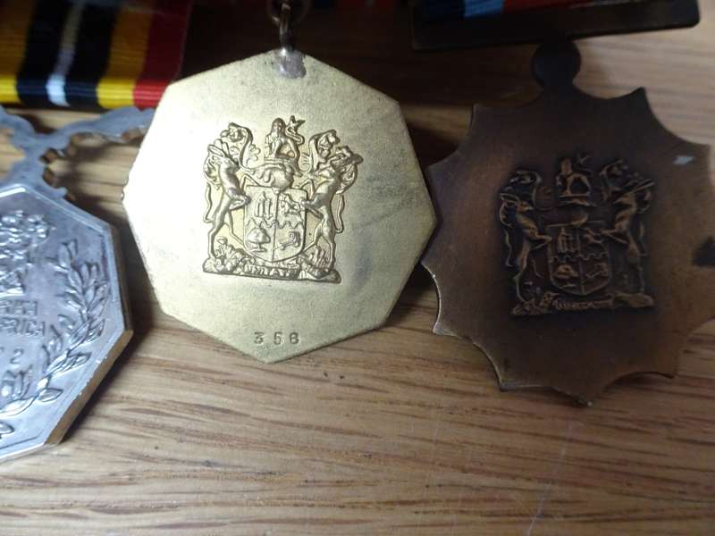 Set Of Five SADF Medals And Miniature Medals And Medal Bars - See My Description