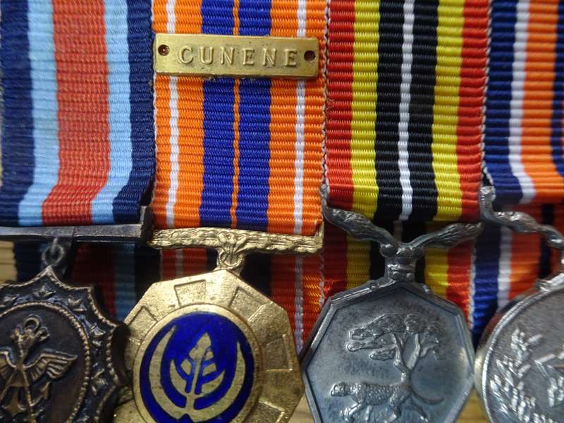 Set Of Five SADF Medals And Miniature Medals And Medal Bars - See My Description