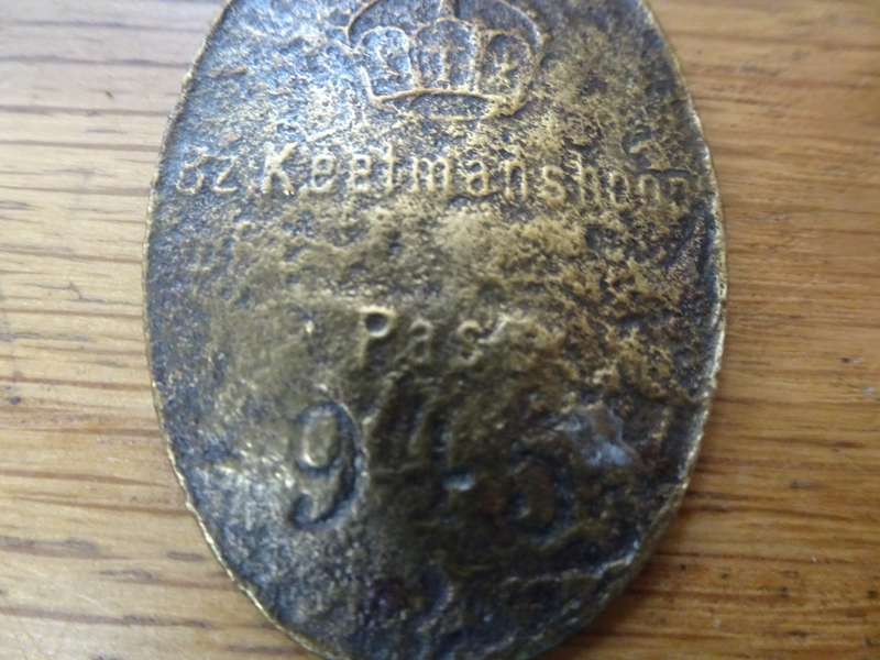 German South West Africa Keetmanshoop Native Pass No. 945 - See My Description