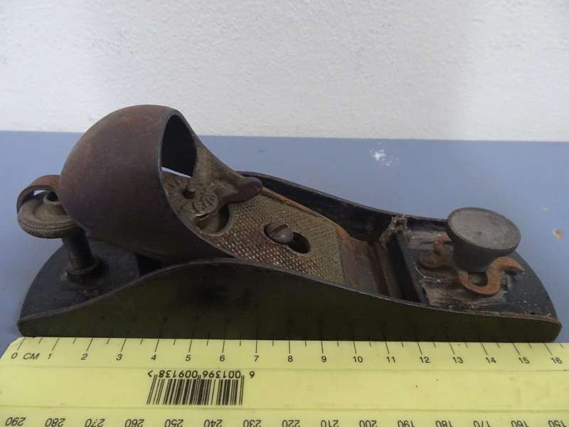 Stunning Vintage Block Plane With Adjustable Throat - In Good Condition ( Patdio . 12.97. )