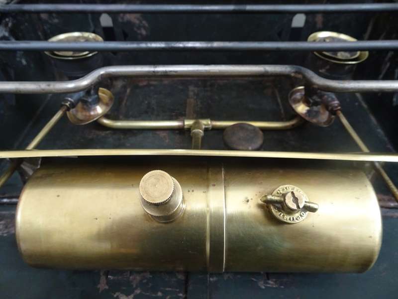 Rare Vintage Optimus Sweden Campingo Double Burner Camping Stove With Accessories - See Description