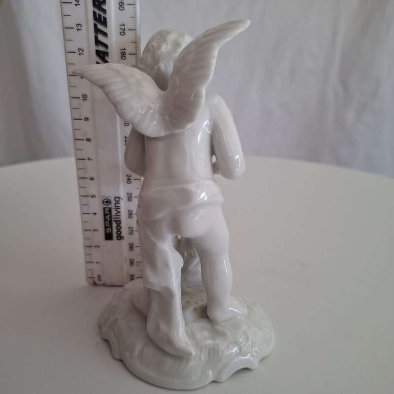Beautiful Vintage Dresden Germany Porcelain Angel Cherubs Figurine - Good Condition