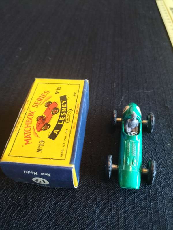 Very Rare Vintage Lesney Matchbox Series NO19 -Aston Martin Racer - Made in England - Good Condition