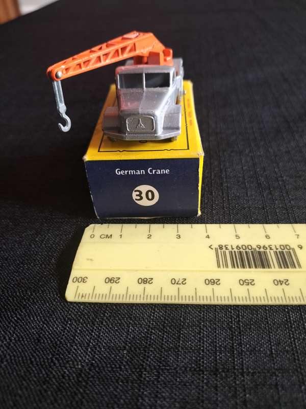 Very Rare Vintage Lesney Matchbox Series NO 30 - German Crane- Made in England - Good Condition