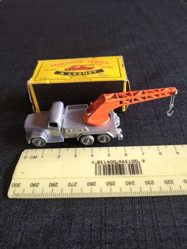Very Rare Vintage Lesney Matchbox Series NO 30 - German Crane- Made in England - Good Condition