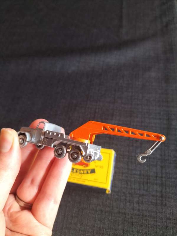 Very Rare Vintage Lesney Matchbox Series NO 30 - German Crane- Made in England - Good Condition