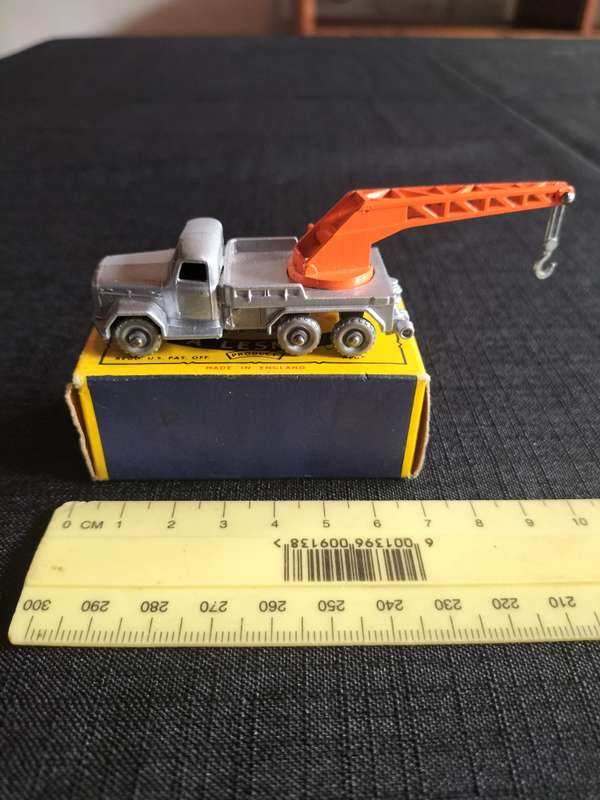 Very Rare Vintage Lesney Matchbox Series NO 30 - German Crane- Made in England - Good Condition