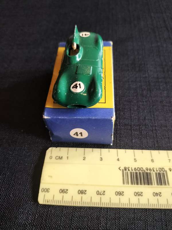 Very Rare Vintage Moko Lesney Matchbox Series NO 41 - Green Jaguar Racing Car - Made in England