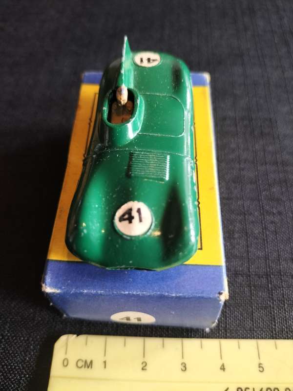 Very Rare Vintage Moko Lesney Matchbox Series NO 41 - Green Jaguar Racing Car - Made in England