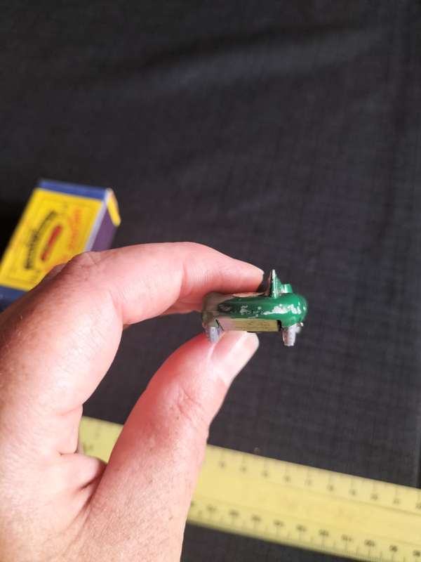 Very Rare Vintage Moko Lesney Matchbox Series NO 41 - Green Jaguar Racing Car - Made in England