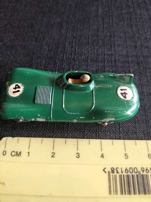 Very Rare Vintage Moko Lesney Matchbox Series NO 41 - Green Jaguar Racing Car - Made in England