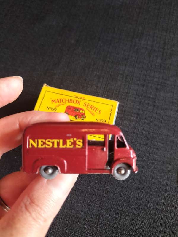 Very Rare Vintage Moko Lesney Matchbox Series NO 69 - Nestle's Van- Made in England - Good Condition