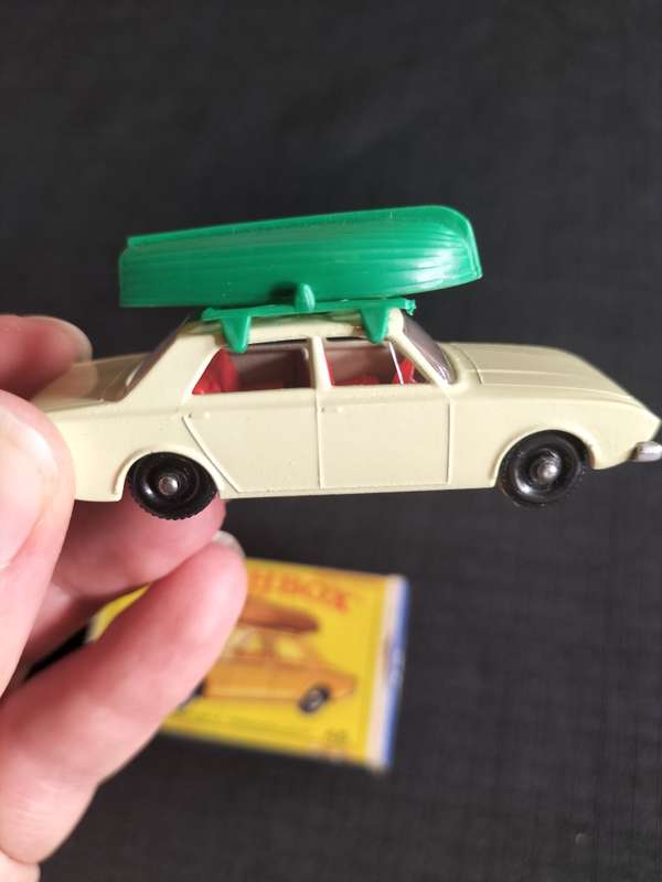 Very Rare Vintage Lesney Matchbox Series NO45 -Ford Corsair With Boat- Made in England