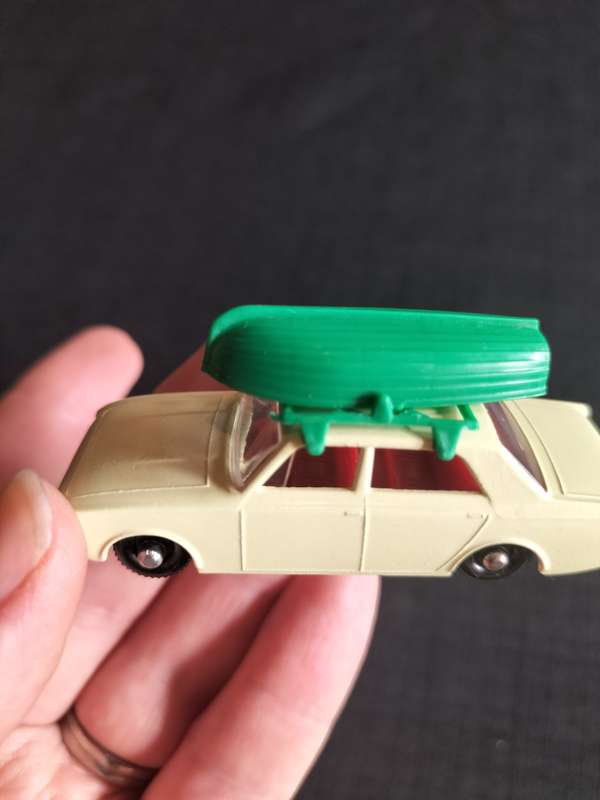 Very Rare Vintage Lesney Matchbox Series NO45 -Ford Corsair With Boat- Made in England