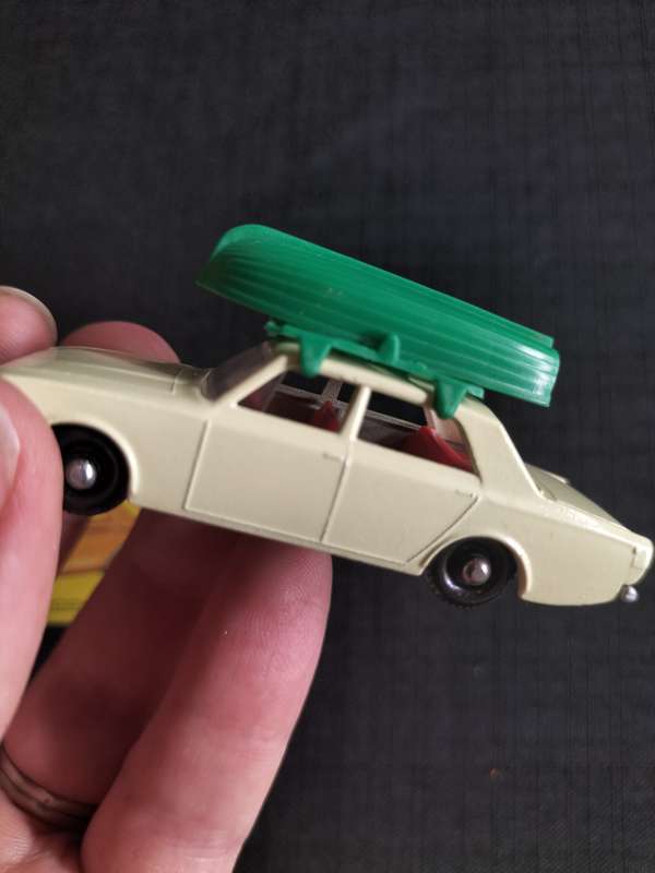 Very Rare Vintage Lesney Matchbox Series NO45 -Ford Corsair With Boat- Made in England