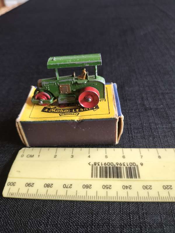 Very Rare Vintage Moko Lesney Matchbox Series NO 1 - Road Roller Green- Made in England