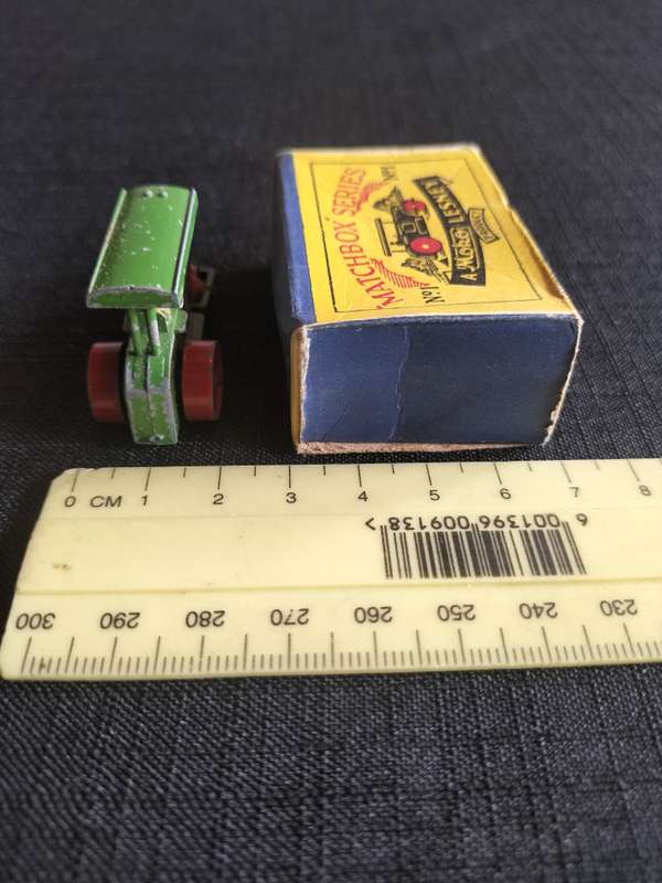 Very Rare Vintage Moko Lesney Matchbox Series NO 1 - Road Roller Green- Made in England
