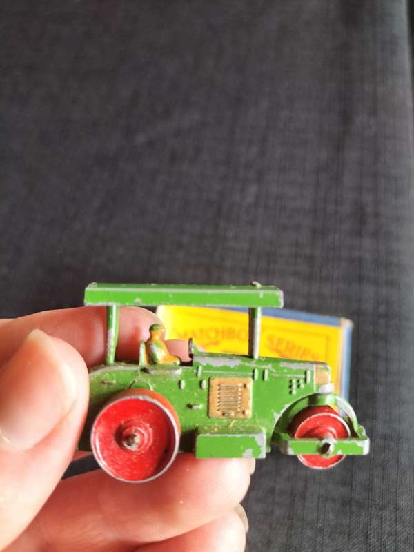 Very Rare Vintage Moko Lesney Matchbox Series NO 1 - Road Roller Green- Made in England
